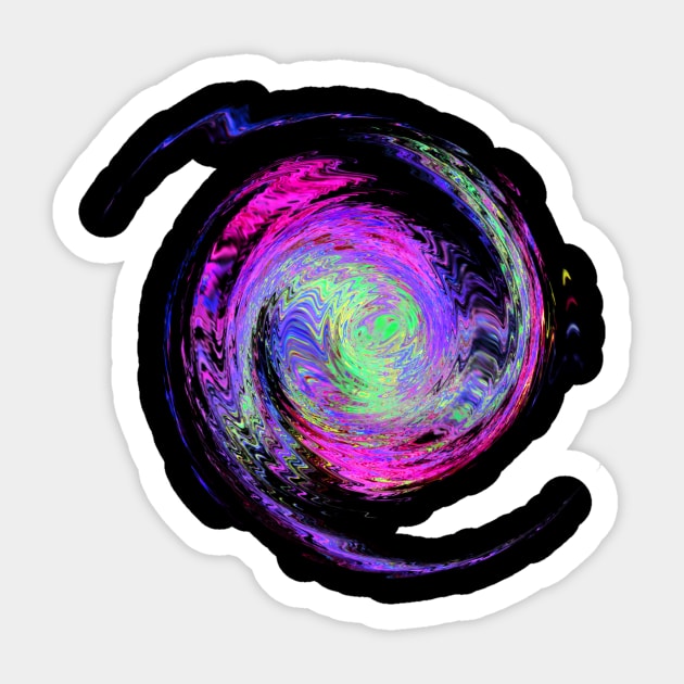 Abstract swirl Sticker by Stonerin